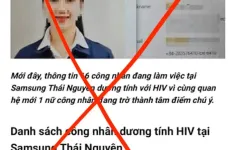 Đăng tin “Nữ công nhân Samsung nhiễm HIV”, nam thanh niên bị xử phạt 7,5 triệu đồng