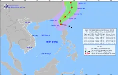 Bão số 5 đi vào Bắc Biển Đông, mạnh lên thành siêu bão