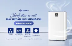 Kosmen trình làng máy hút ẩm 30N kèm lọc không khí