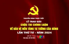 THTT Lễ trao giải Cuộc thi chính luận về bảo vệ nền tảng tư tưởng của Đảng lần thứ 4