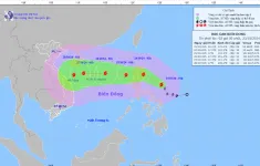 Bão Trami đang trên vùng biển Philippines, cường độ tiếp tục mạnh thêm