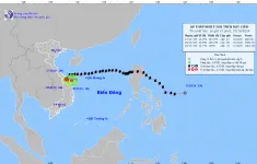 Bão số 6 suy yếu thành áp thấp nhiệt đới