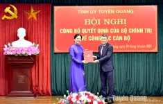 Bà Hà Thị Nga giữ chức vụ Bí thư Tỉnh ủy Tuyên Quang