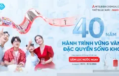 40 năm phát triển bền vững, Mitsubishi Cleansui đồng hành cùng cuộc sống khỏe