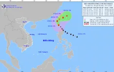 Bão Usagi giật cấp 15, di chuyển theo hướng Tây Bắc