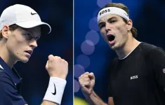 Hạ Casper Ruud, Jannik Sinner gặp Taylor Fitz tại chung kết ATP Finals