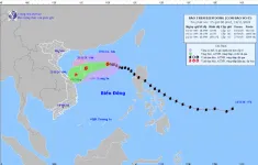 Bão số 9 giảm tốc, sẽ suy yếu dần thành áp thấp nhiệt đới