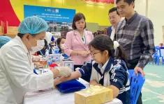 Gần 1.000 học sinh được xét nghiệm sàng lọc bệnh Thalassemia miễn phí