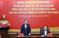 Chủ tịch Quốc hội: Xây dựng Hải Phòng trở thành đô thị thông minh, hiện đại, mẫu mực về sự trải nghiệm và đáng sống