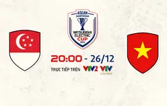 Bán kết lượt đi Asean Cup 2024: ĐT Singapore - ĐT Việt Nam | 20h00 ngày 26/12 trên VTV2, VTV Cần Thơ