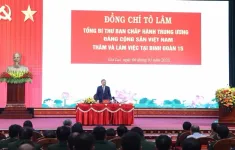 Tổng Bí thư Tô Lâm thăm cán bộ, chiến sỹ Quân đoàn 34 và Binh đoàn 15 ở Gia Lai