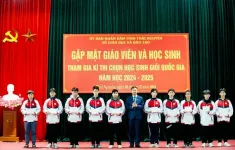 Thái Nguyên vào top 10 về số giải học sinh giỏi quốc gia 2024-2025