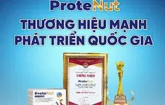 ProteNut vinh dự nhận giải thưởng "Thương hiệu mạnh phát triển quốc gia"