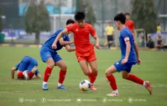 Đội tuyển U17 Việt Nam thắng 3-0 trong trận đấu tập với "quân xanh" PVF