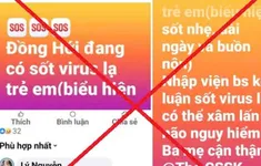 Thông tin trẻ mắc virus lạ có thể xâm nhập vào não là sai sự thật