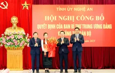 Nghệ An có tân Phó Bí thư Tỉnh uỷ