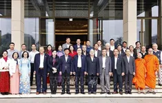 Chủ tịch Quốc hội Trần Thanh Mẫn gặp mặt đại biểu Quốc hội các khóa tỉnh Sóc Trăng