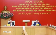 Hội nghị công bố dự thảo kết quả kiểm tra Đảng ủy Chính phủ