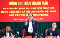 Chủ tịch Quốc hội đề nghị Tuyên Quang tập trung hoàn thành các dự án trọng điểm, làm tốt công tác quy hoạch