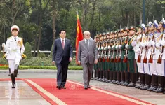 Chủ tịch nước Lương Cường chủ trì lễ đón chính thức Tổng thống Brazil