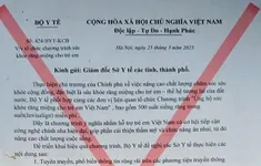 Cảnh báo giả mạo công văn Bộ Y tế về chương trình chăm sóc răng miệng trẻ em