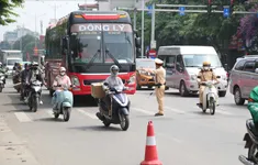 Hà Nội ra quân cao điểm bảo đảm trật tự an toàn giao thông dịp Lễ 30/4 - 1/5