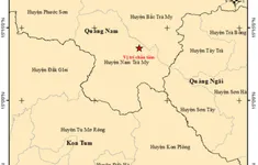 Xảy ra 3 trận động đất tại huyện Nam Trà My, Quảng Nam