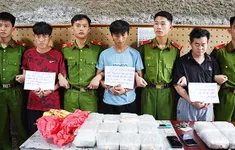 Bắt ba đối tượng vận chuyển trái phép 50 bánh hồng phiến