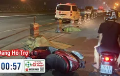 Hai xe máy va chạm trên cầu Thanh Trì (Hà Nội), hai người tử vong