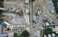 Nhiều trạm trộn bê tông hết phép, gây ô nhiễm môi trường tại phường Liên Mạc (Bắc Từ Liêm)