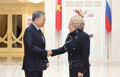 Tổng Bí thư Tô Lâm hội kiến Chủ tịch Hội đồng Liên bang Nga Valentina Matviyenko