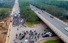 Hà Nội phân luồng giao thông phục vụ thi công công trình trọng điểm