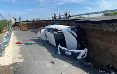 Phân luồng giao thông sau sự cố sụt lún đường tại Tây Ninh