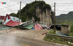 Lai Châu: Dông lốc làm thiệt hại 375 ngôi nhà, gần 100ha lúa