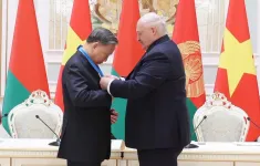 Lễ trao tặng Huân chương Hữu nghị các dân tộc của Belarus cho Tổng Bí thư Tô Lâm