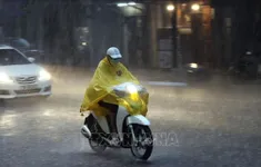 Cảnh báo mưa dông ở Hà Nội, mưa lớn và lũ quét, sạt lở tại nhiều khu vực