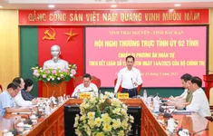Thái Nguyên và Bắc Kạn thảo luận về các nội dung liên quan đến sáp nhập tỉnh