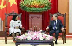Tổng Bí thư Tô Lâm tiếp Phó Tổng Thư ký thứ nhất Đảng Đại hội Dân tộc Phi