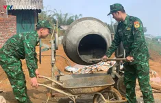 Xóa nhà tạm, gắn kết tình quân dân ở vùng biên giới