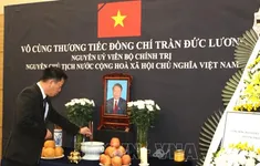 Lễ viếng và mở sổ tang nguyên Chủ tịch nước Trần Đức Lương tại Hàn Quốc