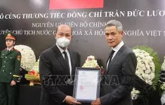 Trang trọng lễ viếng nguyên Chủ tịch nước Trần Đức Lương tại Campuchia