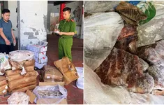 Tạm giữ hơn 2 tấn thực phẩm đông lạnh không hóa đơn, trị giá gần 1 tỷ đồng