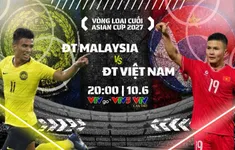 VTV phát sóng trận đấu giữa ĐT Malaysia và ĐT Việt Nam
