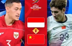 TRỰC TIẾP ĐT Indonesia vs ĐT Trung Quốc: Giấc mơ World Cup | 20h45 hôm nay, 5/6