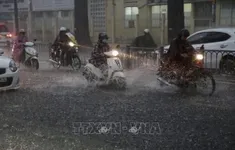 Cảnh báo mưa dông kèm lốc sét ở Hà Nội và lũ quét, sạt lở ở Quảng Ngãi