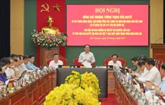Tổ công tác của Bộ Chính trị làm việc với Ban Thường vụ Tỉnh ủy Thái Nguyên, Bắc Kạn