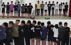 Nghệ An: Bắt 28 đối tượng thanh thiếu niên dùng hung khí giải quyết mâu thuẫn trong đêm