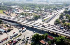 Lập tổ điều tra sự cố sập đổ cần cẩu công trình xây dựng nút giao thông Mỹ Thủy