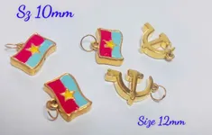 Charm vàng Quốc kỳ: Trang sức yêu nước dịp Giải Phóng và Quốc Khánh