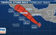 Mexico đối mặt với bão nhiệt đới gây mưa lớn